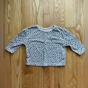 Carter’s Baby Girl Leopard Print Long-Sleeve Top - Brown 18M